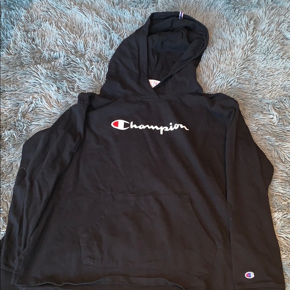 Black champion hoodie - Picture 1 of 2